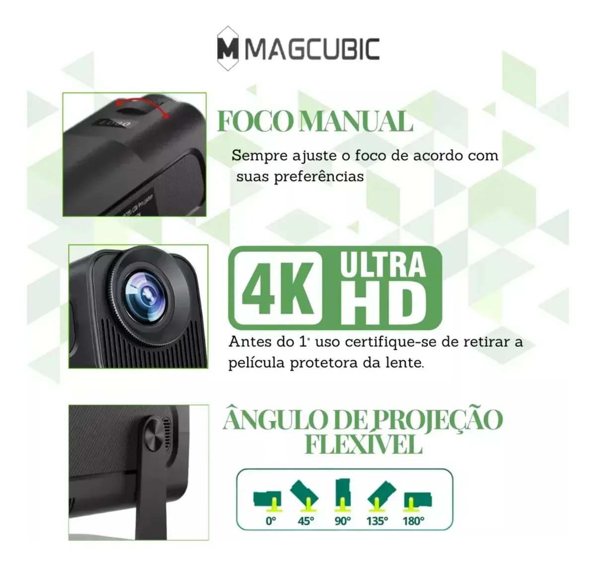 Projetor Smart HY320 Full HD 1920x1080